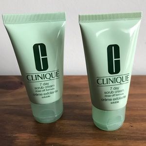 2 BRAND NEW Clinique 7 Day Scrub Creams (2 oz)